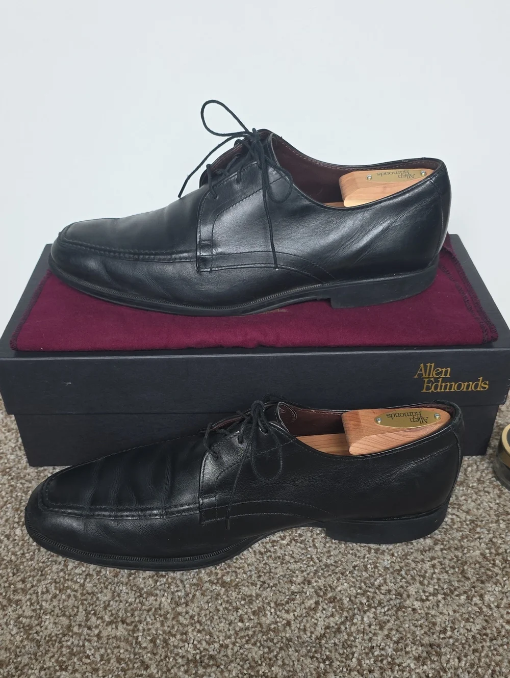 Allen Edmonds Shoes - Park Avenue Black - Size 9.5